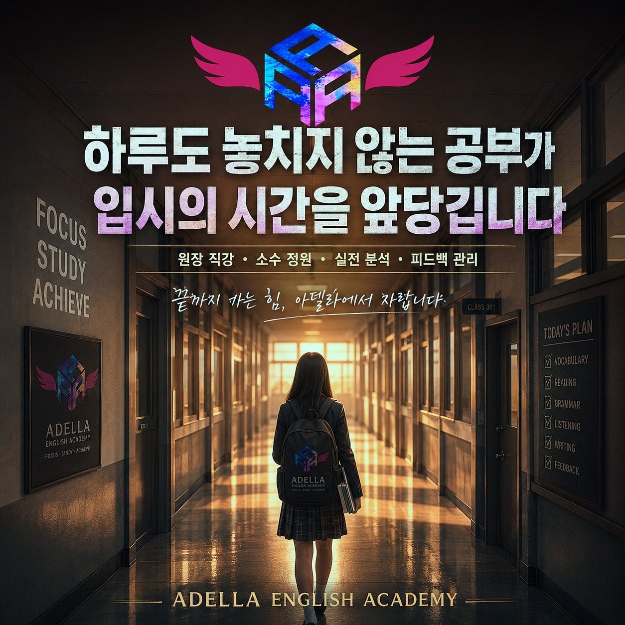 와룡중 영어 막힌 학습을 학원 수업으로 이어가기 학습 안내 이미지
